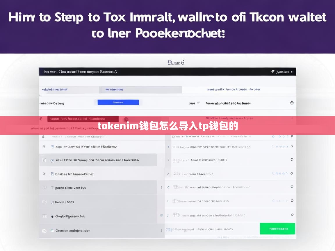TokenPocket钱包如何导入Tokenim钱包的详细教程