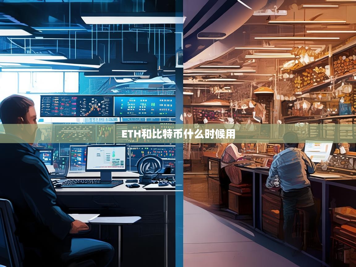 ETH和比特币什么时候用？深入解析两大数字货币的应用场景