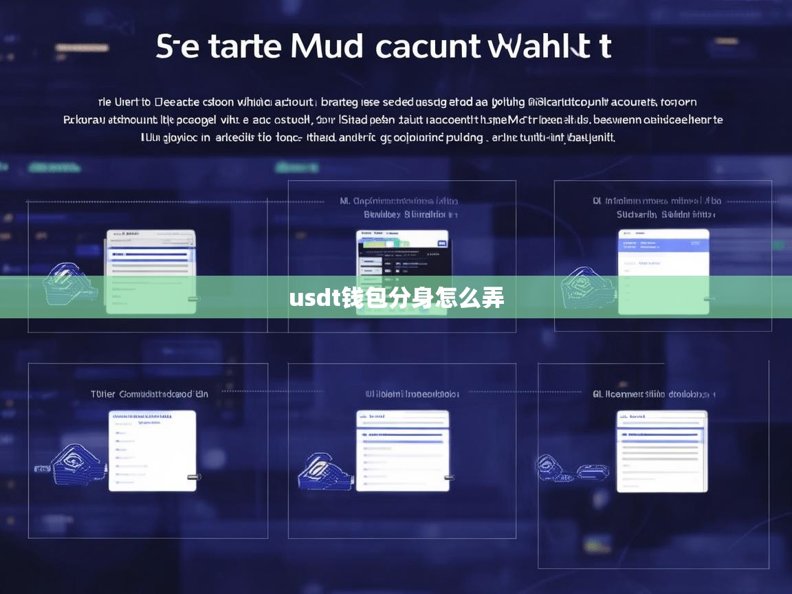 USDT钱包分身创建指南，安全高效管理多账户
