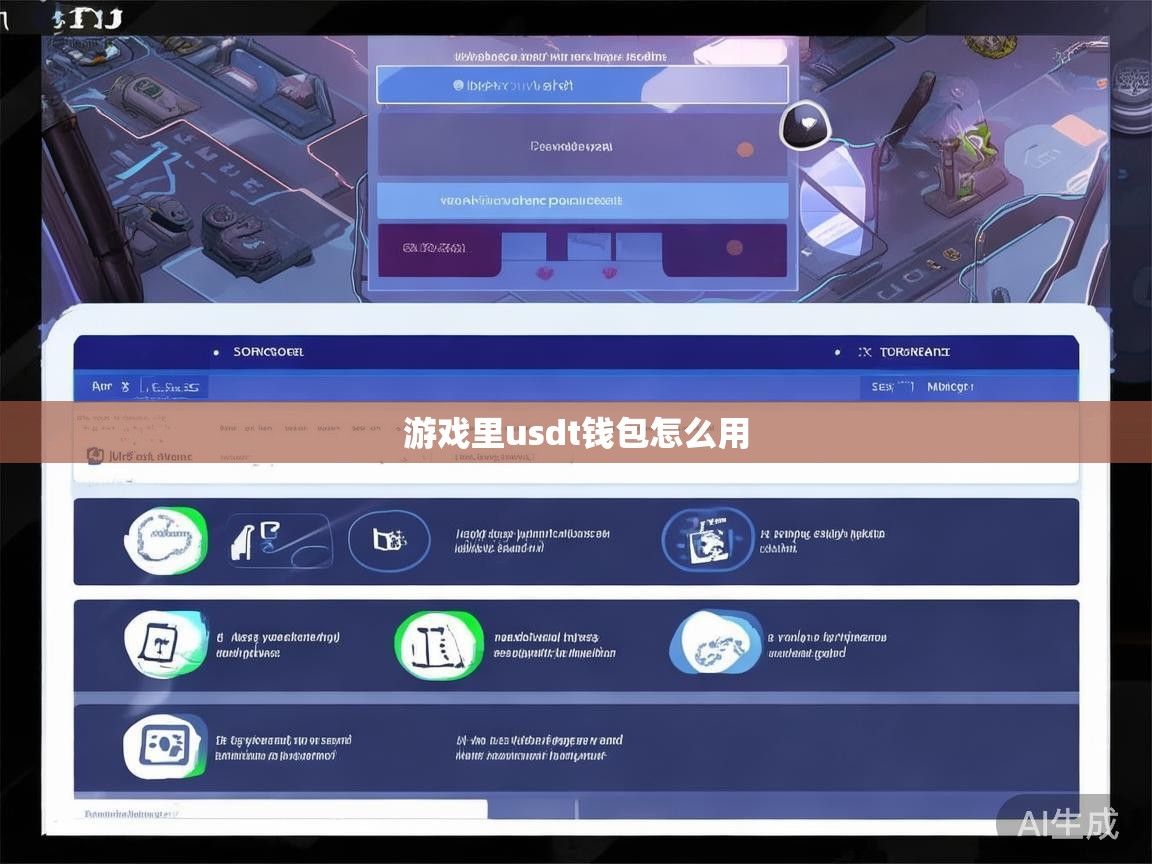 游戏里USDT钱包怎么用？一步步教你轻松管理加密货币资产