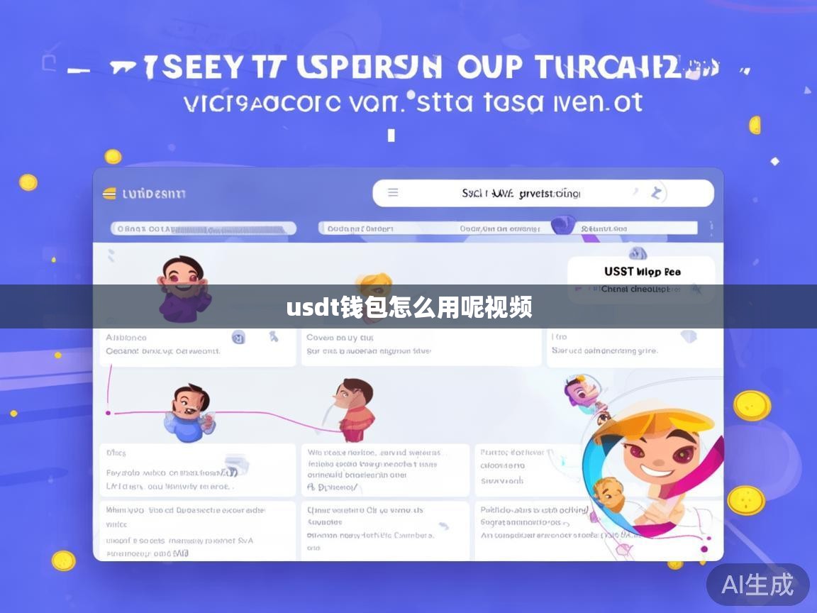 USDT钱包怎么用呢？视频图文详解，新手一秒上手！