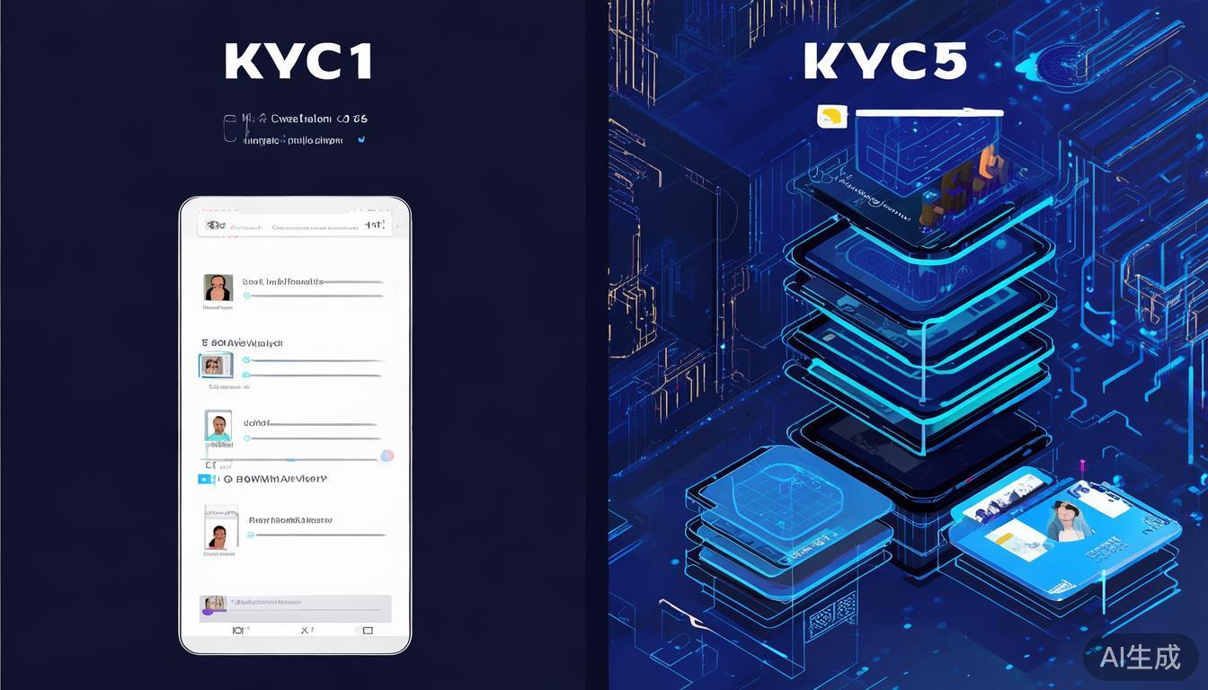 Token钱包KYC1与KYC5的区别，从基础验证到深度合规的演进